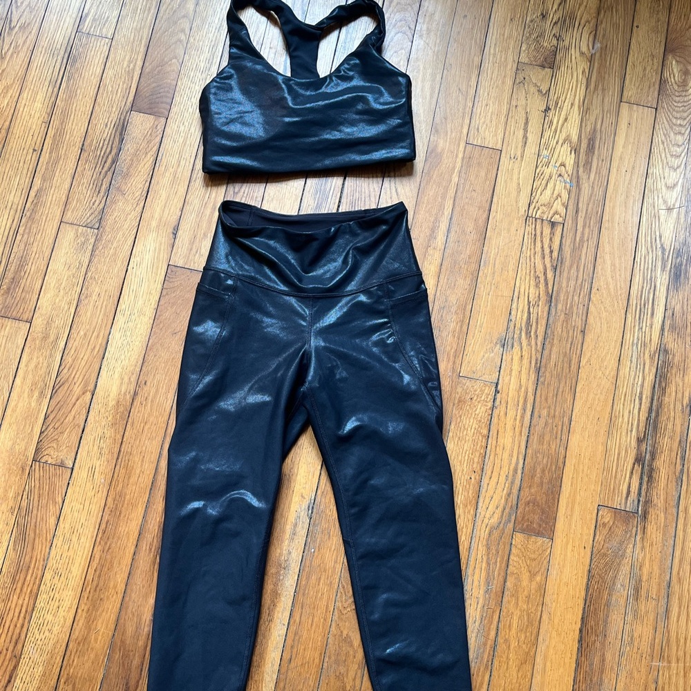 Black Women's Activewear Set